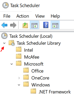 Expand Task Scheduler