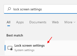 Lock Screen Settings 1 Min