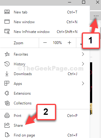 Edge Three Horizontal Dots Share