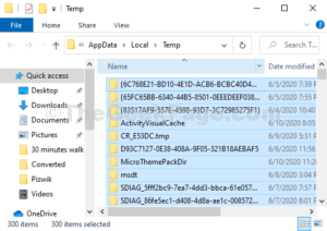 How To Delete Temp Files using RUN In Windows 10 / 11 To Free Up Space