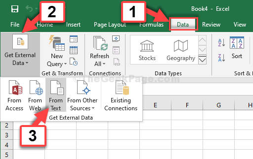 Ms Excel Data Get External Data From Text