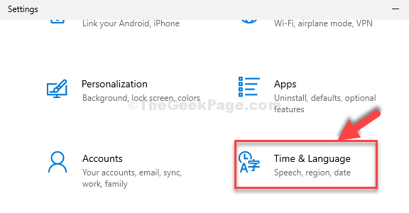 Settings Time And Language