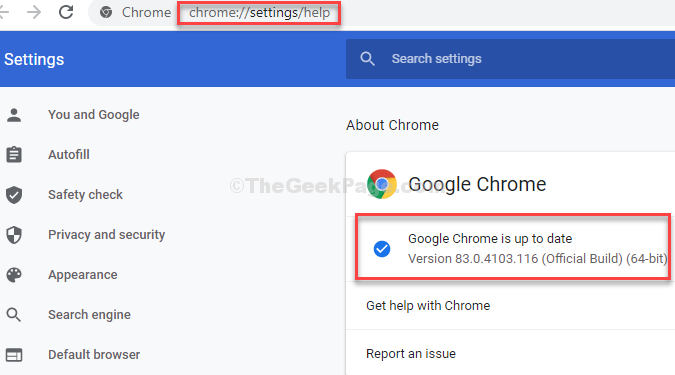 Takes You To Chrome Settings Help Page Checks If Ay Update Available Indtalls Update