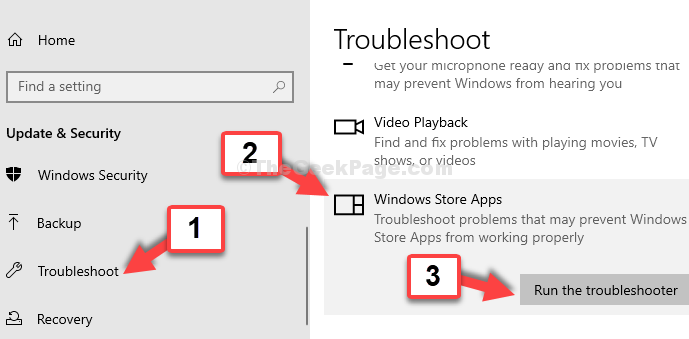 Troubleshoot Windows Store Apps Run The Troubleshooter