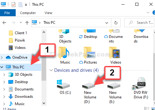 Win + E File Explorer This Pc Shortcut D Drive