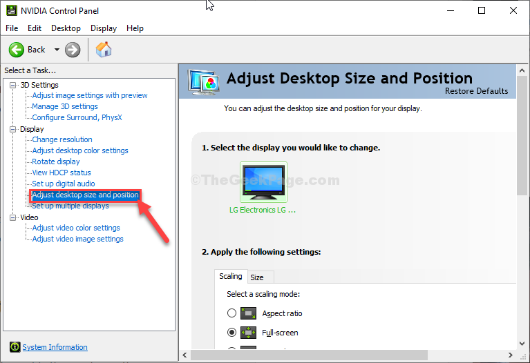 Adjust Desktop Resol