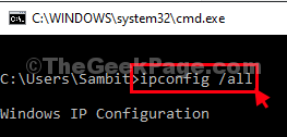 Ipconfig All