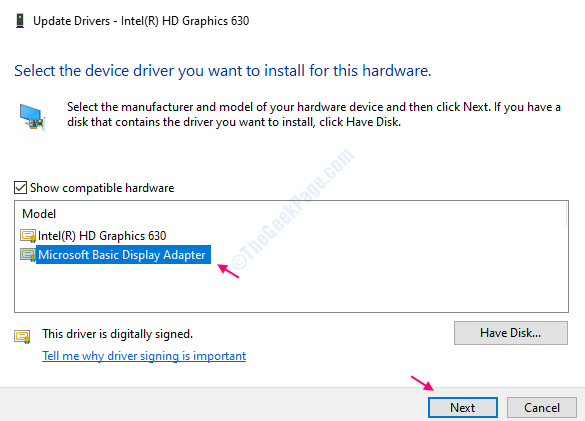 Microsoft Basic Display Adapter Screen Brightness