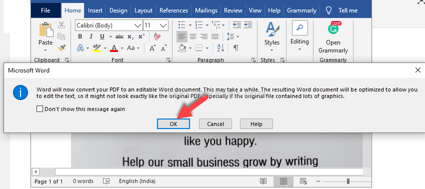 how to change pdf to word document i can edit