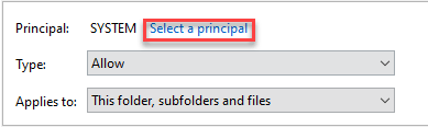 Select A Principal Min
