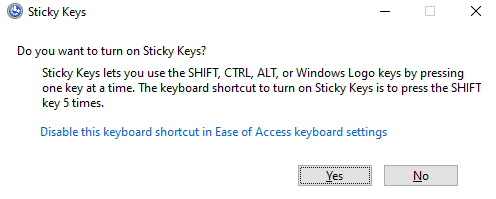 Sticky Keys