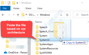 Cop the the .dll file System32 or SysWOW64 based on sys architecture