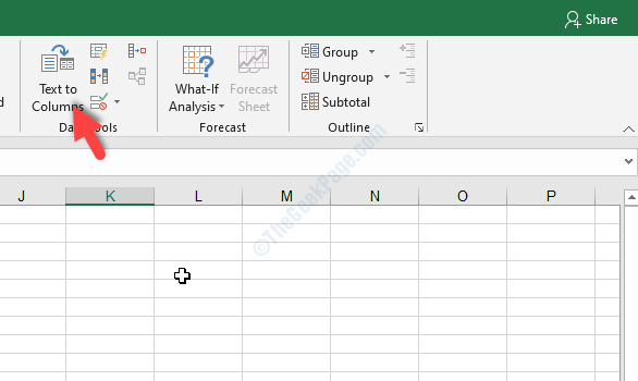 Data Tab Text To Columns