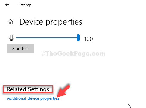 Device Properties Related Settings Additional Device Properties