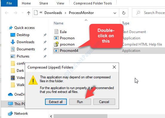Open With File Explorer Process 64 Double Click Run