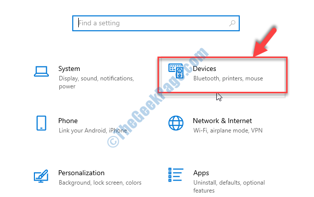 Settings Devices