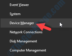 Win + X Device Manager