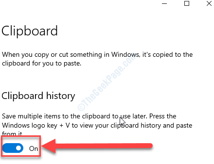 how to save to clipboard win 10