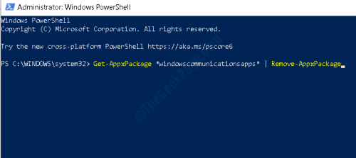 Powershell Remove Mail