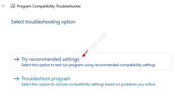 Try Recommended Settings