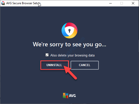 avg removal tool did not work windows 8.1