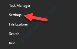 Desktop Start Right Click Menu Settings