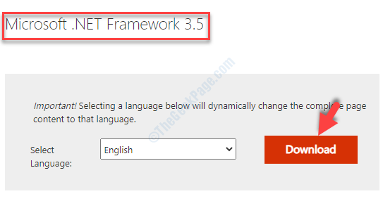 Download Center Microsoft .net Framework 3.5 Download