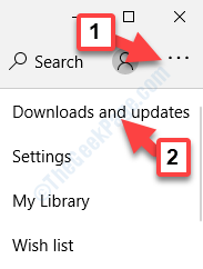 Microsoft Store Three Horizontal Dots Downloads And Updates