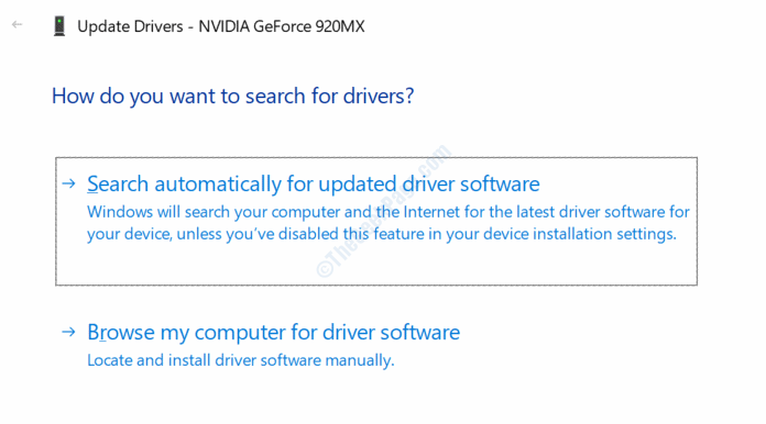 auto search driver