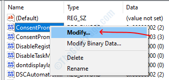 Modify Registry