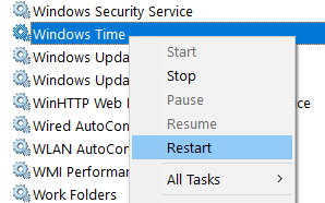 Restart Windows Time Min