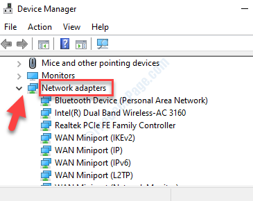 Device Manager Network Adapters Expand