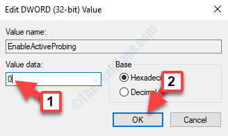 Edit Dword (32 Bit) Value Value Data 0 Ok