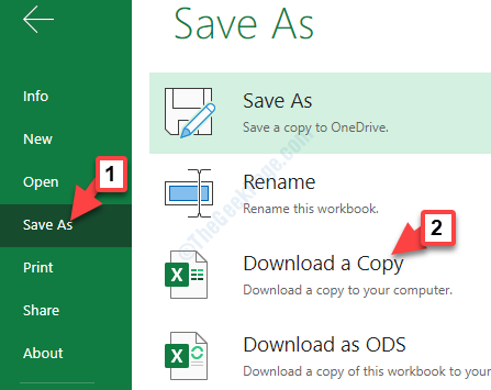 File Menu Save As Download A Copy
