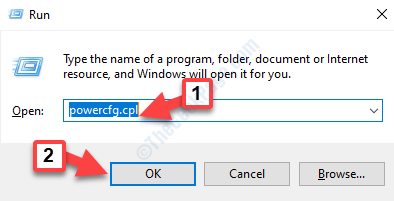 Run Command Powercfg.cpl Enter