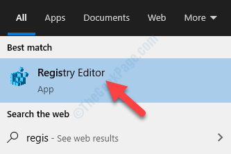 Search Result Registry Editor Left Click