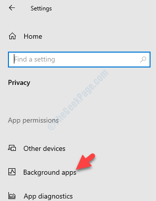 Settings Privacy Background Apps