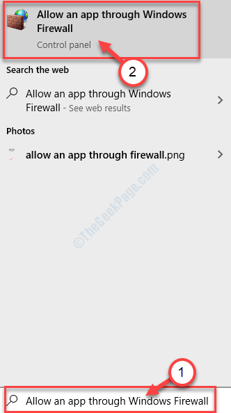 Allow Firewall App New