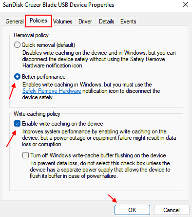 uninstall the usb mass storage driver