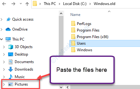 Paste The File In Pictures