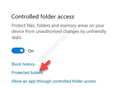 Controlled Folder Access Protected Folders