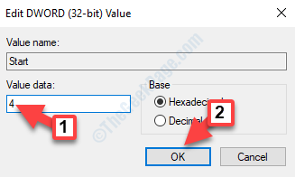 Edit Dword (32 Bit) Value Value Data 4 Ok