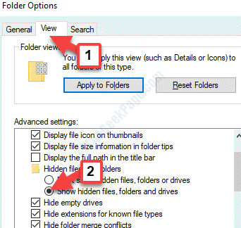 Folder Options View Hidden Files And Folders Show Hidden Files, Folders And Drivess