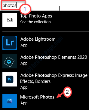 Microsoft Photos App Search Store