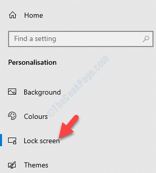 Personalization Lock Screen