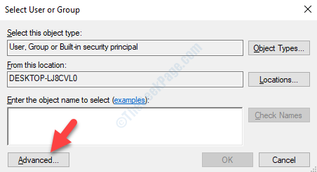 Select User Or Group Advanced