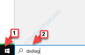 Start Search Dxdiag