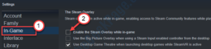 How To Enable/ Disable Steam Overlay In Windows 10
