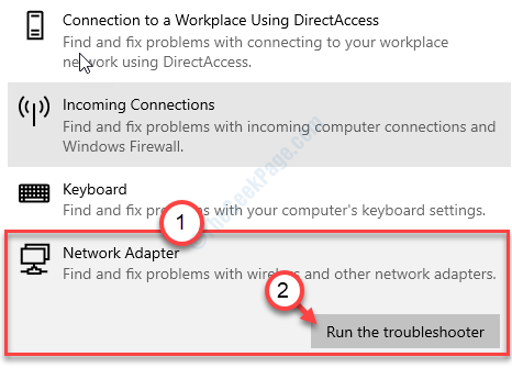 Network Adapter Troubleshooter Run The Troubleshooter