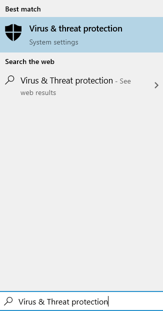 Virus Threat Protection Min